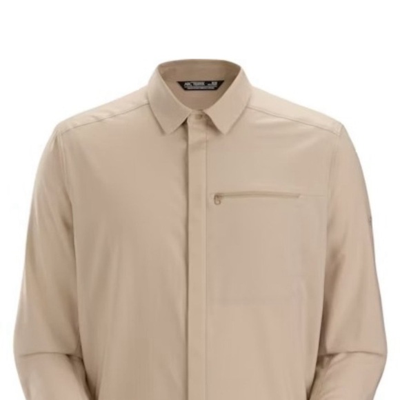 SKYLINE LS SHIRT MEN'S, Large Size, Canvas color - Picture 2 of 7